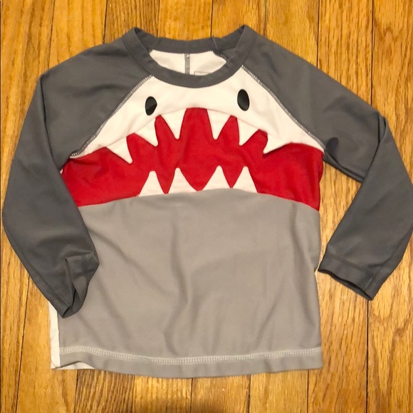 baby shark rash guard